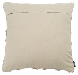 Ashlin Pillow Grey / Beige COTTON SLUB PATCH WORK PLS6526F-1818