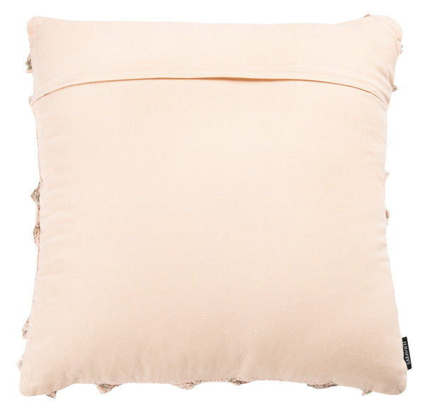 Ashlin Pillow Beige / Grey COTTON SLUB PATCH WORK PLS6526G-1818