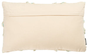 Ashlin Pillow Beige / Teal COTTON SLUB PATCH WORK PLS6526J-1220