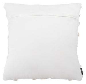Lonis Pillow White / Pink COTTON SLUB PATCH WORK PLS6527A-1818
