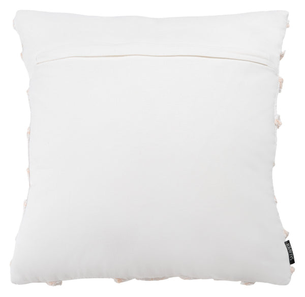 Lonis Pillow White / Pink COTTON SLUB PATCH WORK PLS6527A-1818