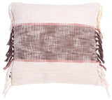 Lencia Pillow Beige / Grey COTTON SLUB  PLS6531A-1818