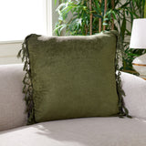 Dandria Pillow Dark Green COTTON CHENILLE PLS6534B-1818