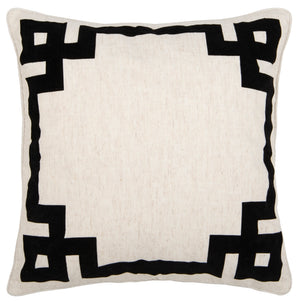 Safavieh Renti Pillow in Natural, Black PLS7124A-2020