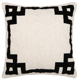 Renti Pillow in Natural, Black