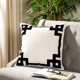 Safavieh Renti Pillow in Natural, Black PLS7124A-2020