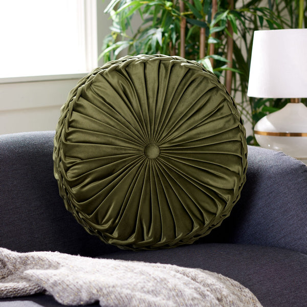 Leila Pillow - Glamorous Tufted Accent Decor for Luxurious Living Spaces and Elegant Bedrooms