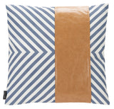 Endra Pillow in Navy, White, Tan