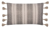 Samerin Pillow in Grey, White