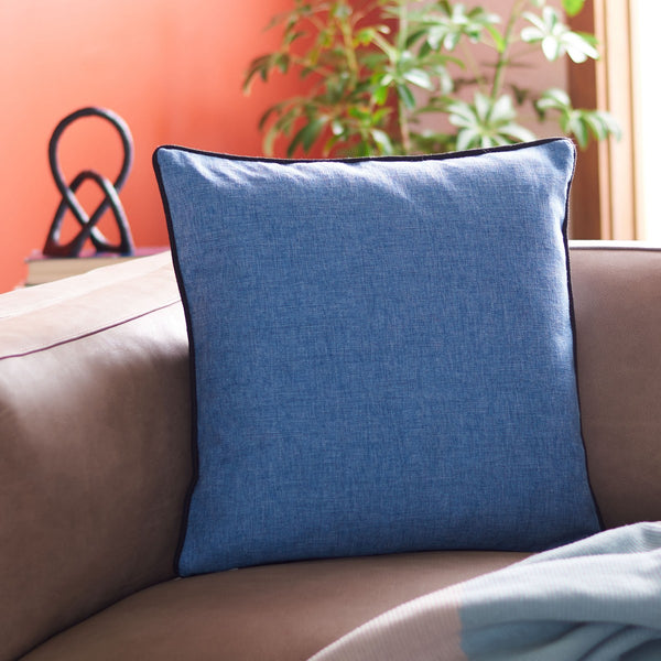 Edeline Pillow - Elegant Soft Fabric with Sleek Piping for a Chic Home Décor Upgrade and Comfort