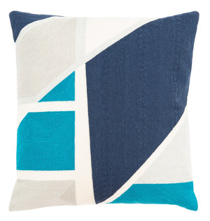 Ellania Pillow - Contemporary Chic Accent with Blue & Grey Hues for Stylish Home Decor Upgrade