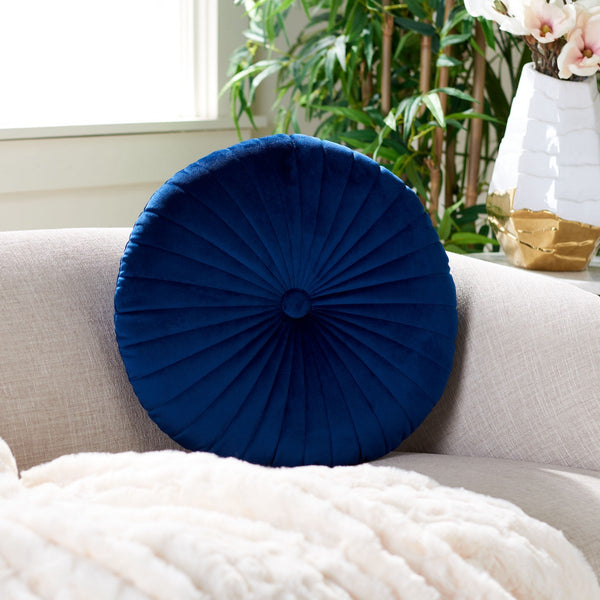 Vallory Pillow - Bold Colorful Accent for Your Home with Smooth Touch and Elegant Tufted Design