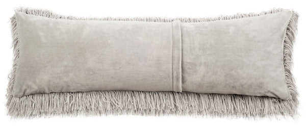 Safavieh Shag Modish Metallic Pillow Metallic Silver Polyester  PLS732A-1220