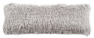 Safavieh Shag Modish Metallic Pillow Metallic Silver Polyester  PLS732A-1220