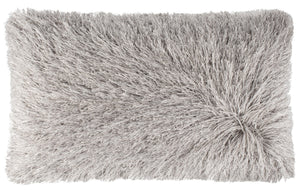 Safavieh Shag Modish Metallic Pillow Metallic Silver Polyester  PLS732A-1220