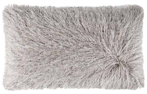 Safavieh Shag Modish Metallic Pillow Metallic Silver Polyester  PLS732A-1220