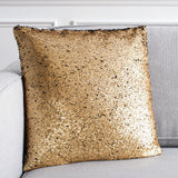 Safavieh Talon Two-Tone Pillow Gold Synthetic/Polyester PLS883A-1818