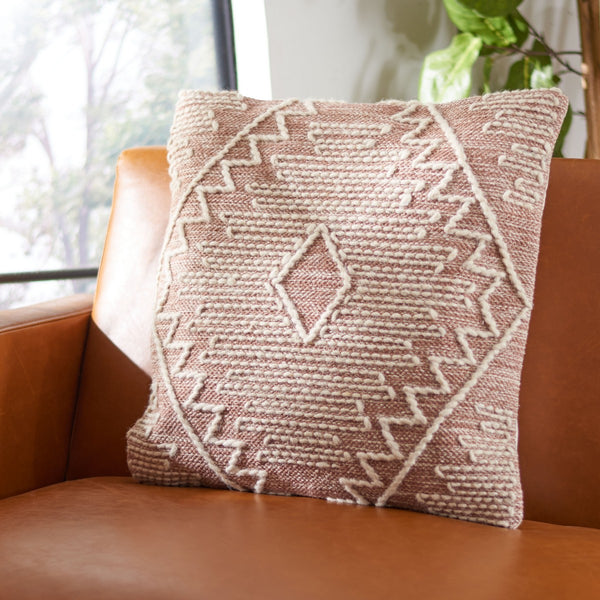 Lannie Pillow - Southwest Chic Decor with Ultra-Soft Denim Cotton, Bohemian Motifs & Hidden Zipper