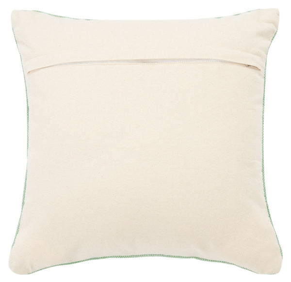 Halstead Pillow - Southwestern-Inspired Teal Cotton Decor for Bohemian Living Rooms - 18"x18"