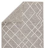 Jaipur Living Moab Natural Geometric Gray/ Ivory Area Rug (10'X14')