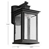 Taylen Timeless Outdoor Wall Lantern in Oil Rubbed Bronze - Clear Glass Shade for Elegant Lighting