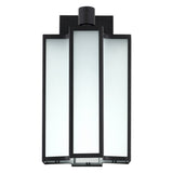 Safavieh Hyla Outdoor Wall Sconce/Black Black / White Metal / Glass PLT4023A