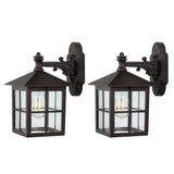 Safavieh Penryn Outdoor Wall Sconce -Set Of 2 Black  PLT4032A-SET2