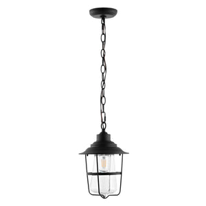 Safavieh Penber Outdoor Pendant Black Metal / Glass PLT4039A