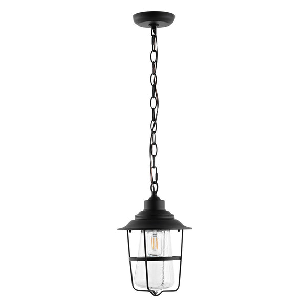 Safavieh Penber Outdoor Pendant Black Metal / Glass PLT4039A