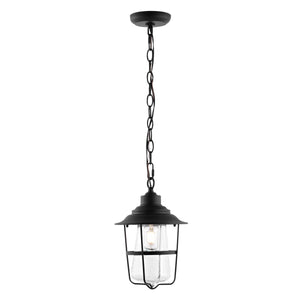Safavieh Penber Outdoor Pendant Black Metal / Glass PLT4039A