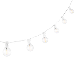 Safavieh Chiera Led Outdoor String Lights White Metal/Glass/Plastic PLT4042A