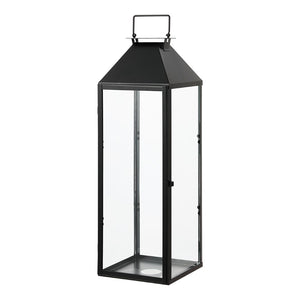 Safavieh Ruane, 25.5 Inch Tall, Black, Iron/Glass Outdoor Lantern PLT4057A