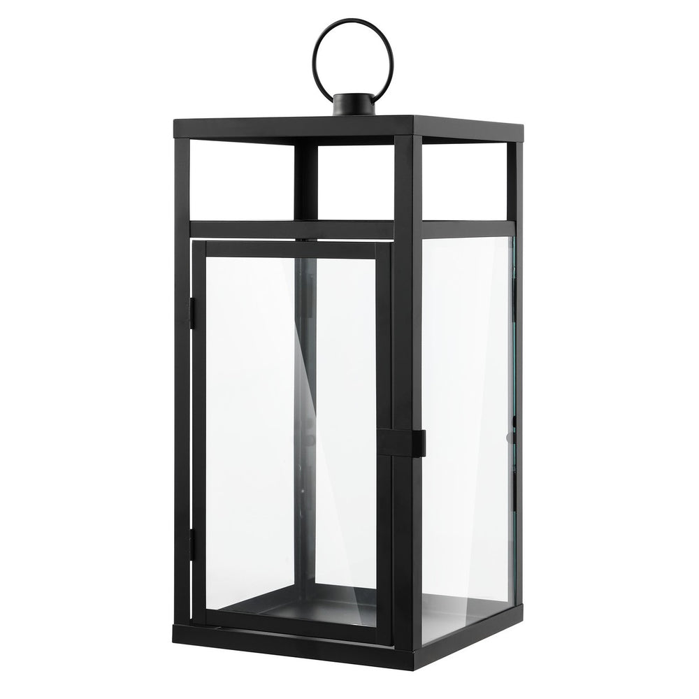 Safavieh Fraleigh Outdoor Lantern Black Metal / Glass PLT4074A