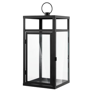 Safavieh Fraleigh Outdoor Lantern Black Metal / Glass PLT4074A