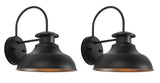 Safavieh Linden Outdoor Wall Sconce -Set Of 2 Black 100% Steel PLT7001A-SET2