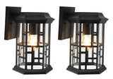 Safavieh Carwen Outdoor Wall Sconce - Set of 2 PLT7008A-SET2