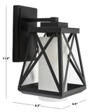 Safavieh Braith Outdoor Wall Sconce - Set of 2 PLT7010A-SET2