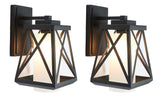 Safavieh Braith Outdoor Wall Sconce - Set of 2 PLT7010A-SET2