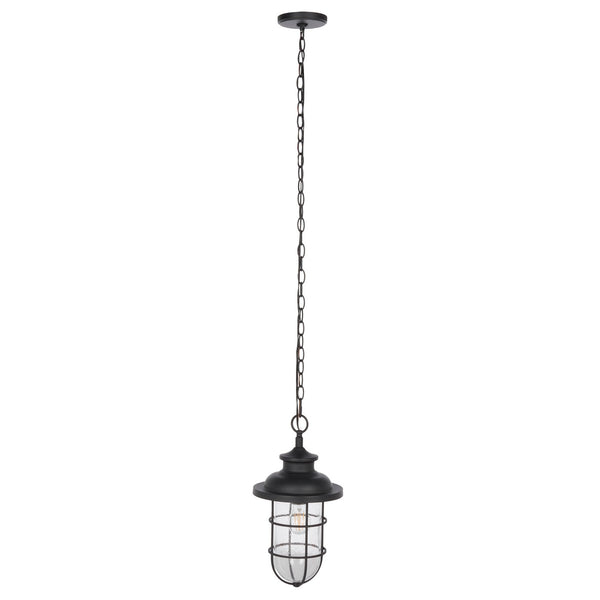 Safavieh Adelle Outdoor Pendant Black 50% Steel+50% Glass PLT7013A