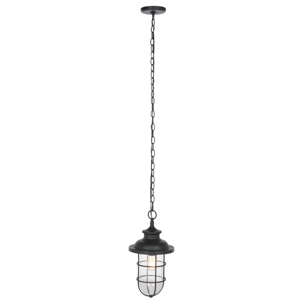 Safavieh Adelle Outdoor Pendant Black 50% Steel+50% Glass PLT7013A