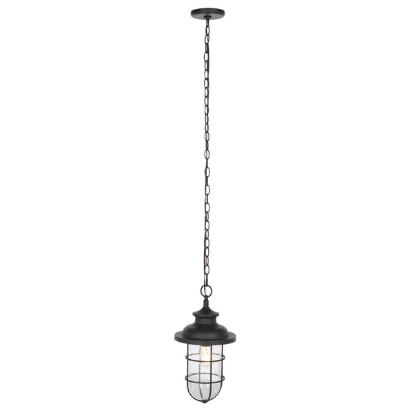 Safavieh Adelle Outdoor Pendant Black 50% Steel+50% Glass PLT7013A