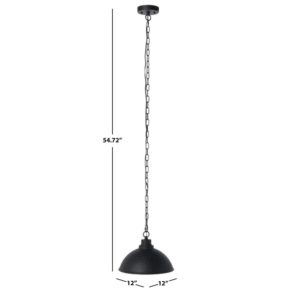 Safavieh Melila Outdoor Pendant Black 100% Steel PLT7019A