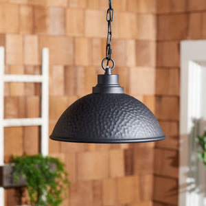 Safavieh Melila Outdoor Pendant Black 100% Steel PLT7019A