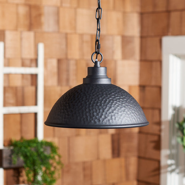 Safavieh Melila Outdoor Pendant Black 100% Steel PLT7019A
