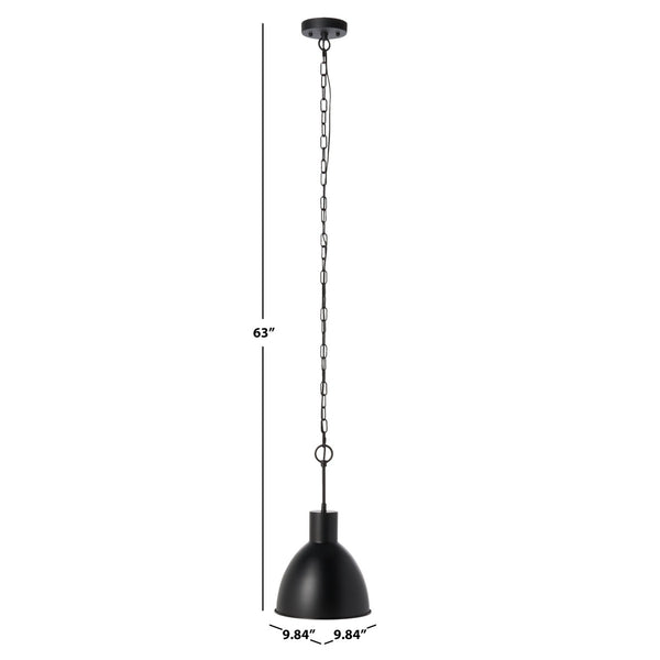 Safavieh Priestly Outdoor Pendant Black 100% Steel PLT7021A