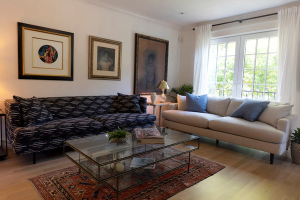 LH Imports Martha Sofa PLU024-BL