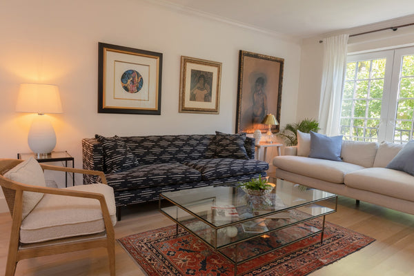 LH Imports Martha Sofa PLU024-BL