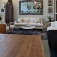 LH Imports Martha Sofa PLU024-BL