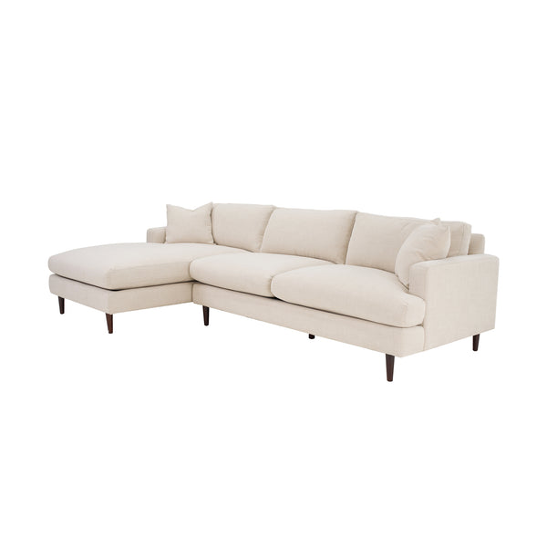 LH Imports Martha Left Sectional Sofa PLU062-BL