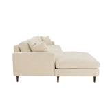 LH Imports Martha Left Sectional Sofa PLU062-BL